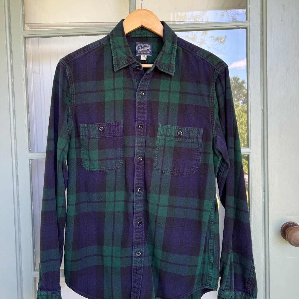 J Crew Flannel Shirt - Medium - Slim Fit